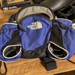 The North Face Blue and Black Hiking Pack